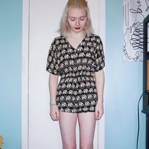 Flowy elephant romper